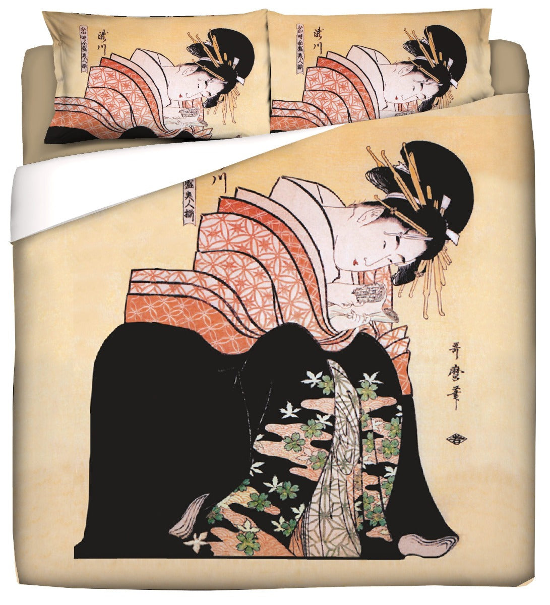 Duvet cover with pillowcases - Japan Mania - Love Letter