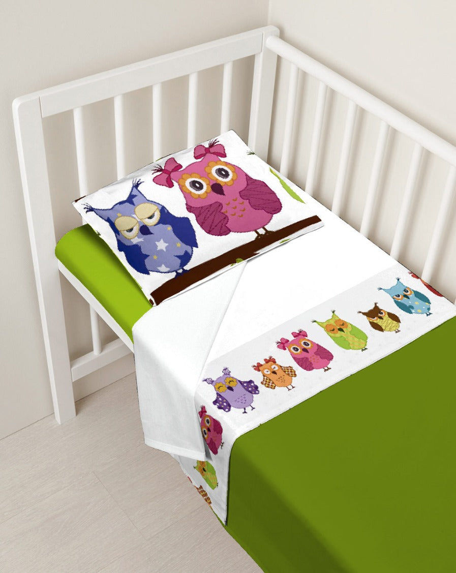 Bed sheet with pillowcase HAPPY FAMILY