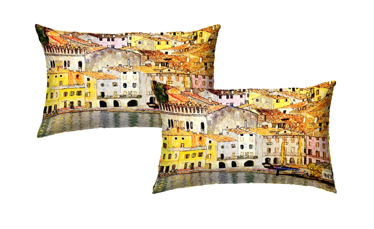 Bed pillowcases - Malcesine - Klimt