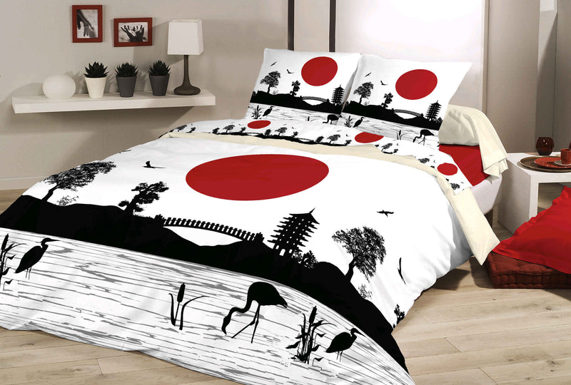 Duvet cover with pillowcases - Japan Mania - Momoko