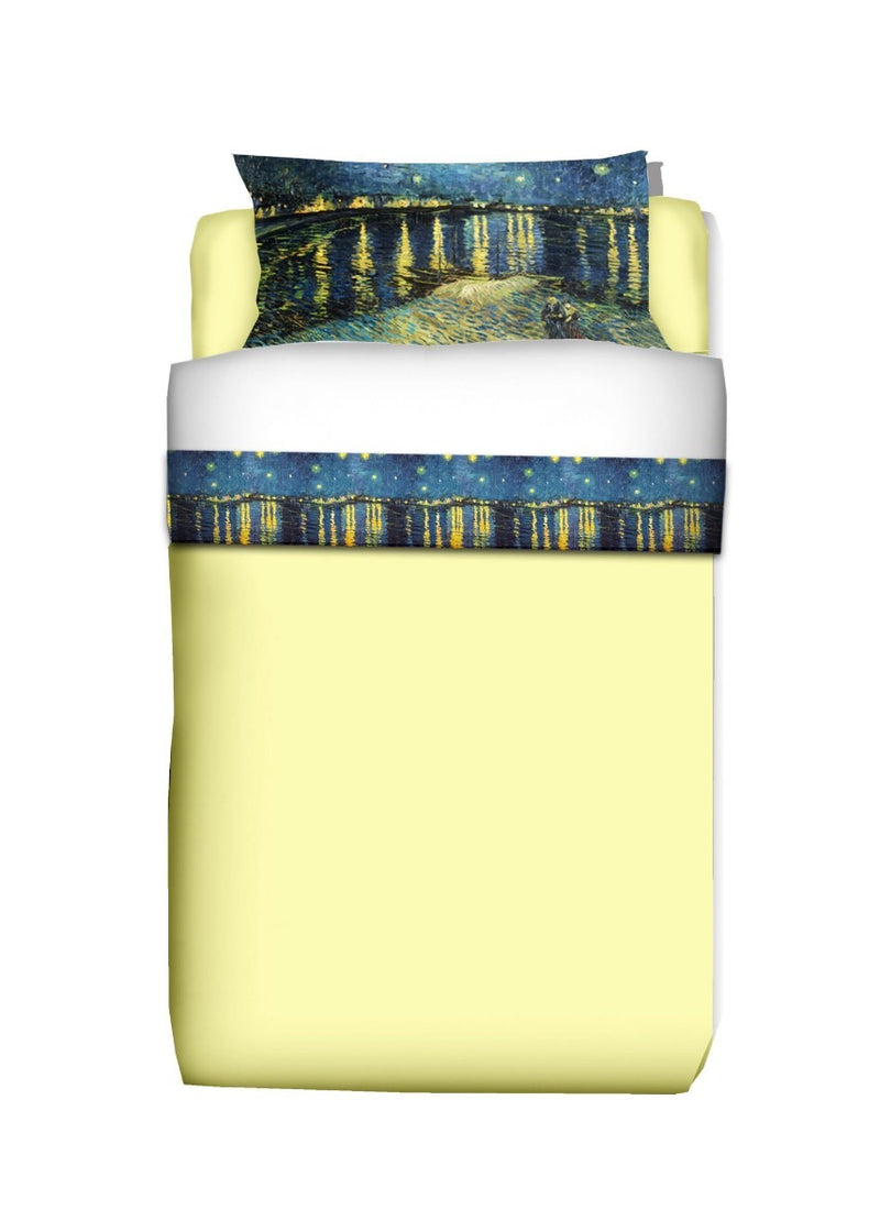 Lenzuola con federe - Van Gogh-Notte Stellata sul Rodano