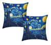 Coppia Fodere per Cuscino Arredo - Van Gogh-Notte Stellata