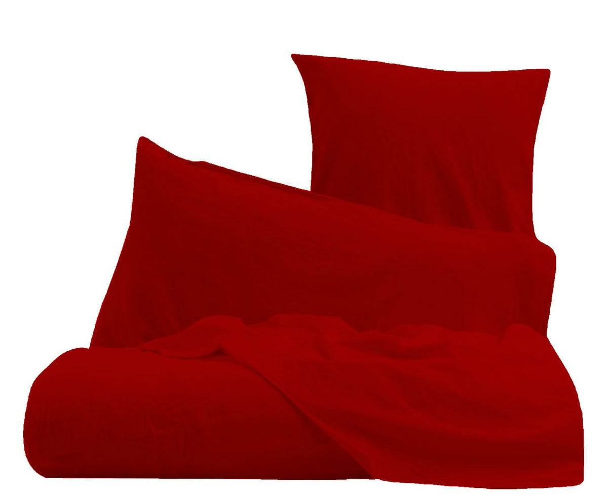 Sheets with pillowcases - Solid color Red