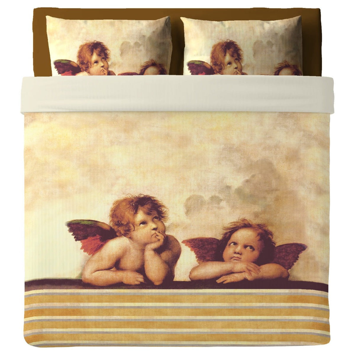Bedsheet with pillowcases Raffaello - I Putti