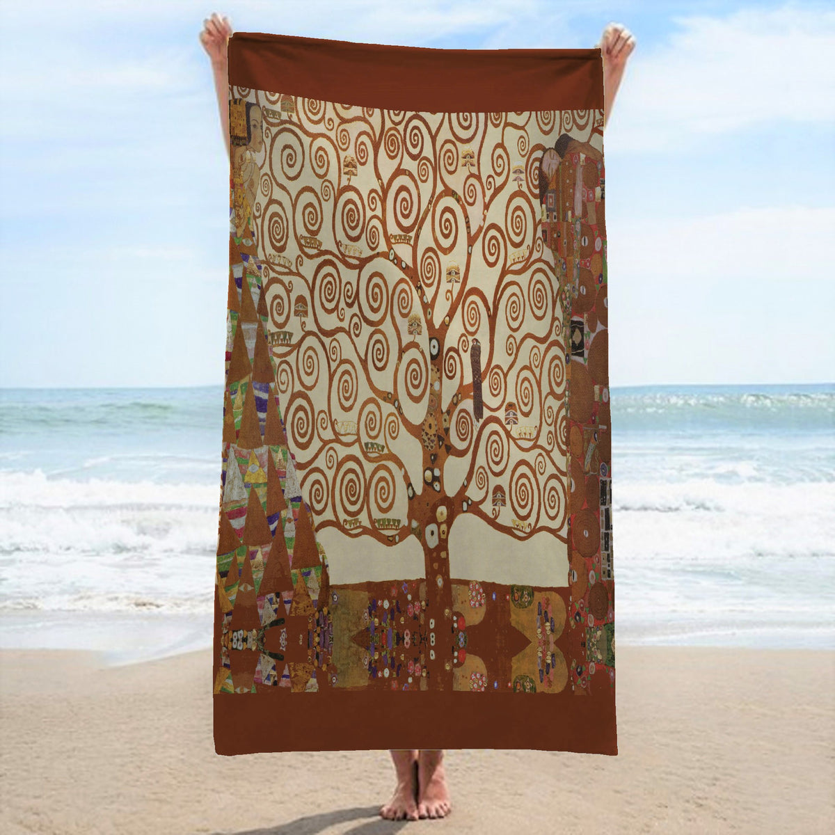 Beach towel - Klimt - Tree of life