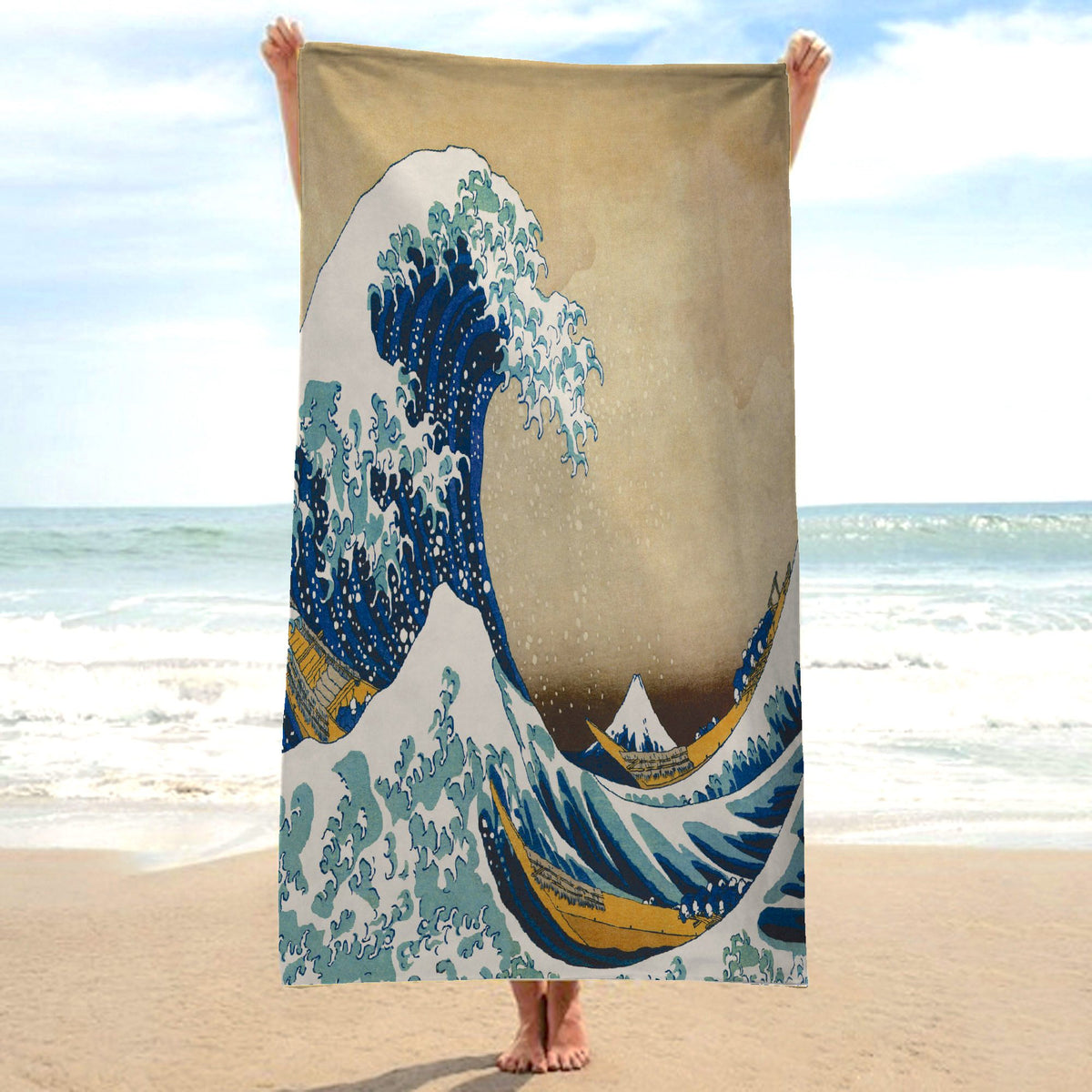 Beach towel - HOKUSAI - THE BIG WAVE