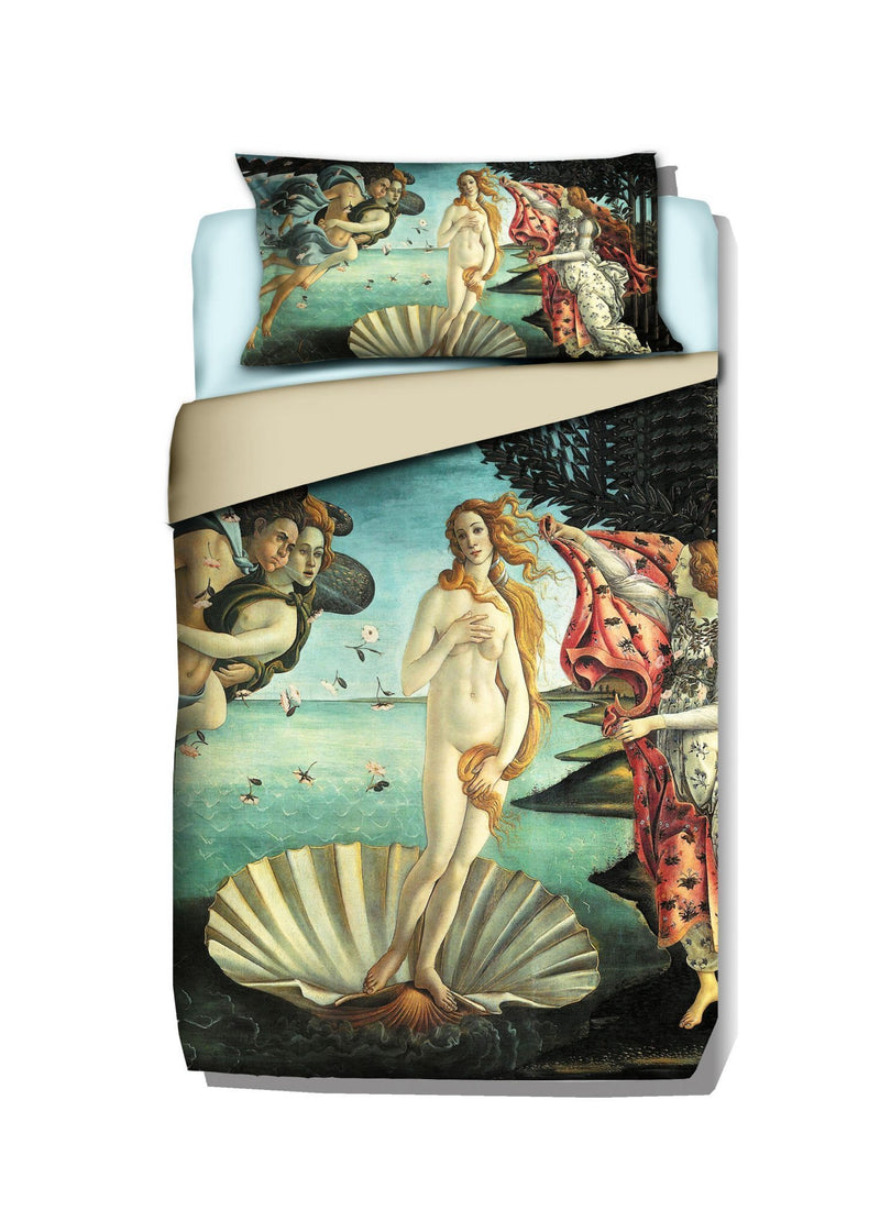 Copripiumino con federe - Botticelli - La nascita di Venere