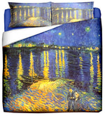 Copripiumino con federe - Van Gogh-Notte Stellata sul Rodano