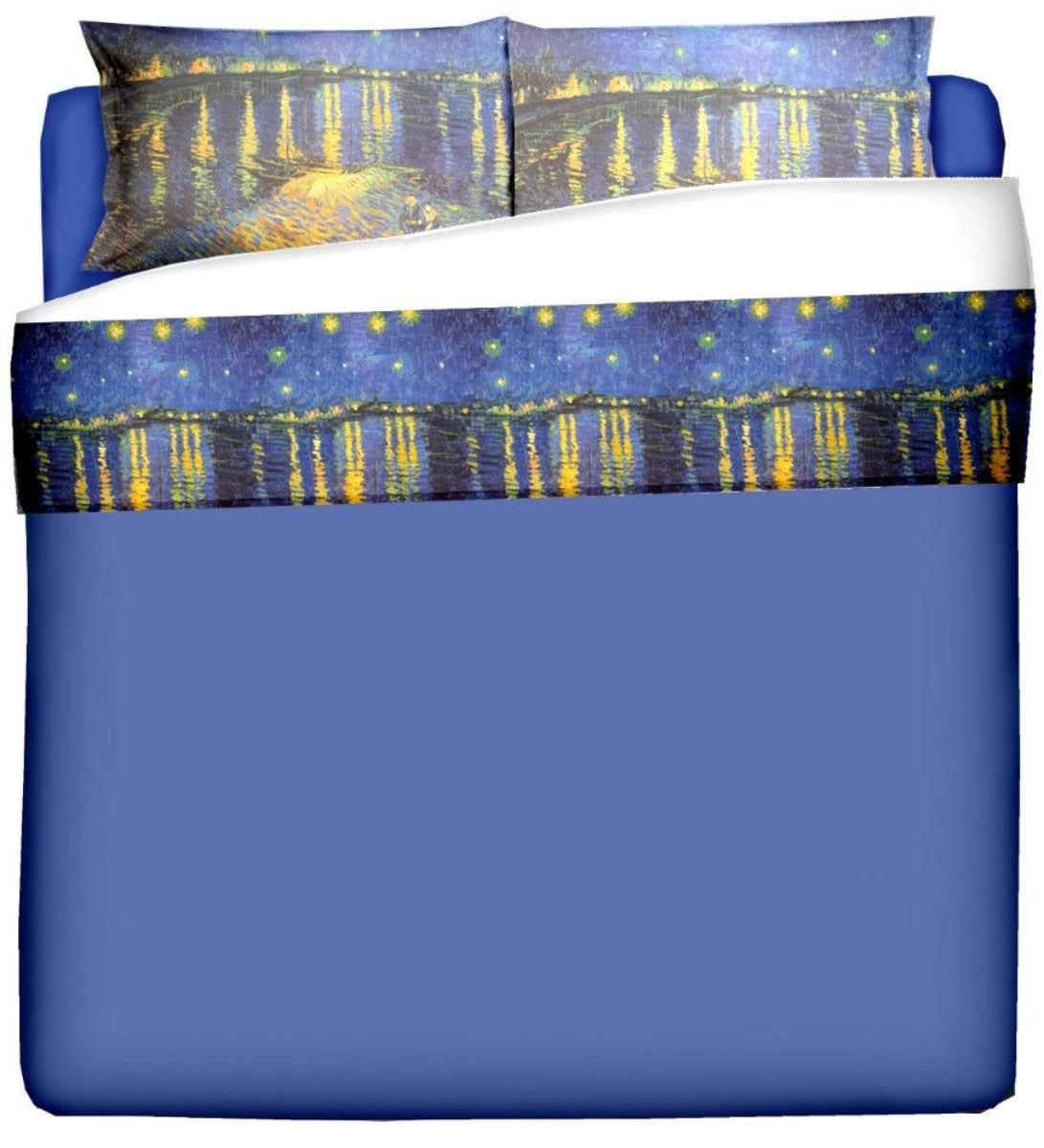 Sheets with pillowcases - Van Gogh-Starry Night over the Rhone